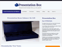 Tablet Screenshot of presentationbox.com